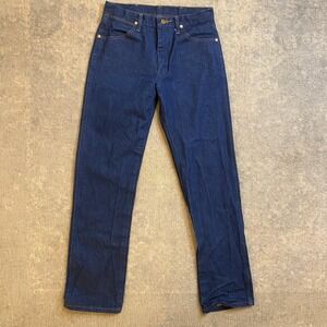 Wrangler Jeans Mens 29x32 Blue Denim Straight Leg Classic 5 Pocket Casual Pants